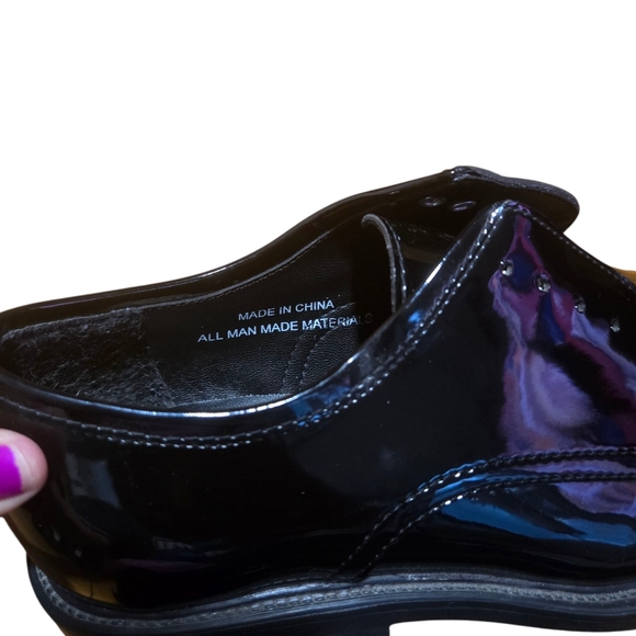 After Six Black Patent Leather Shoes - Picture 3 of 4